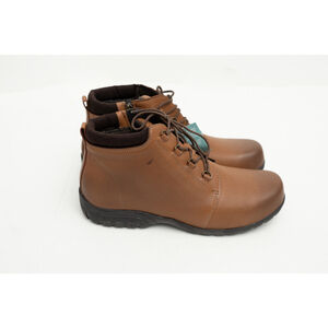 Propét - Delaney Brown Leather‎ Ankle Boots 11 Wide